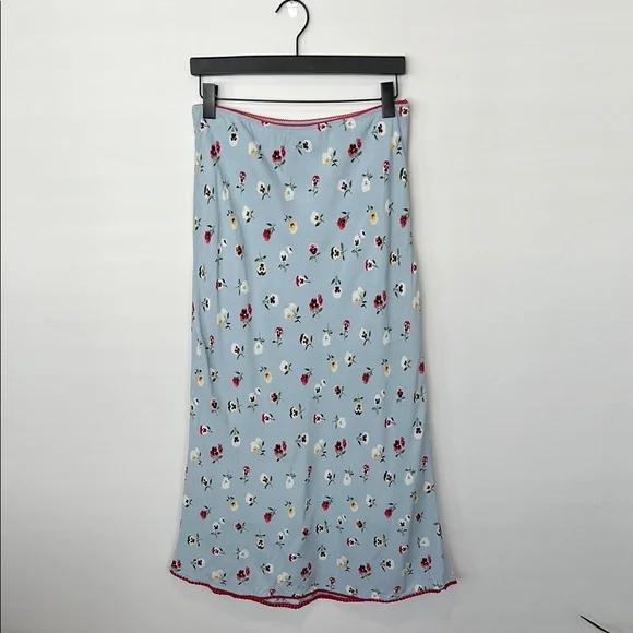 Gap x Doen Floral Midi Slip Skirt - Picture 3 of 10